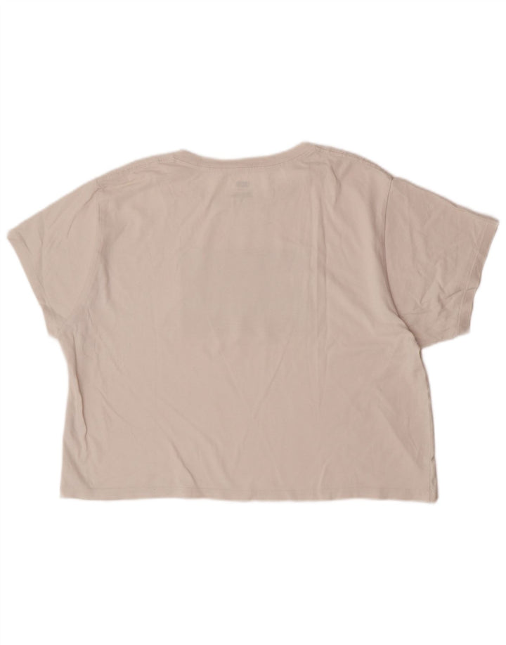 Camiseta feminina gráfica Levi's UK 14 médio branco