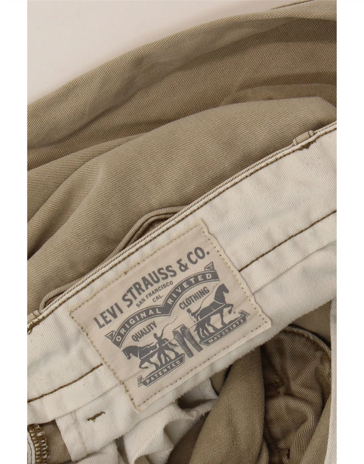 Calça jeans reta masculina Levi's W36 L32 bege