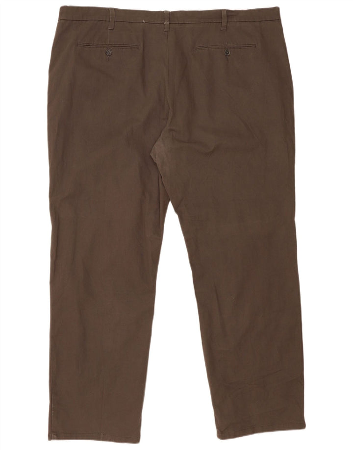 Calça Chino Masculina Marks & Spencer Regular Fit W46 L31 Algodão Cinza