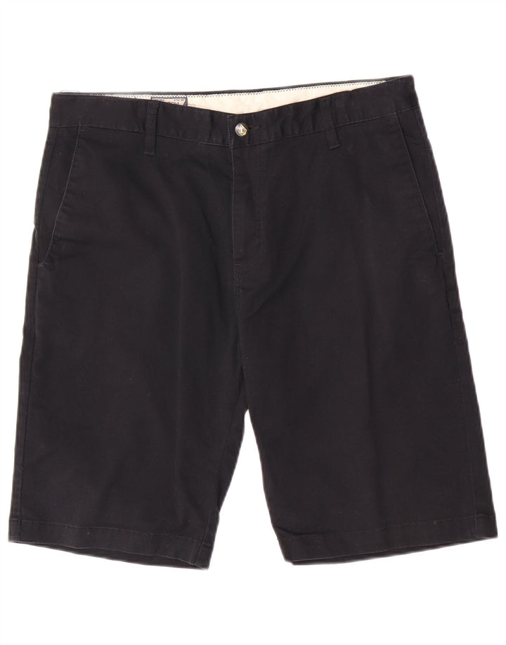Volcom Mens Chino Shorts W33 Médio Algodão Preto