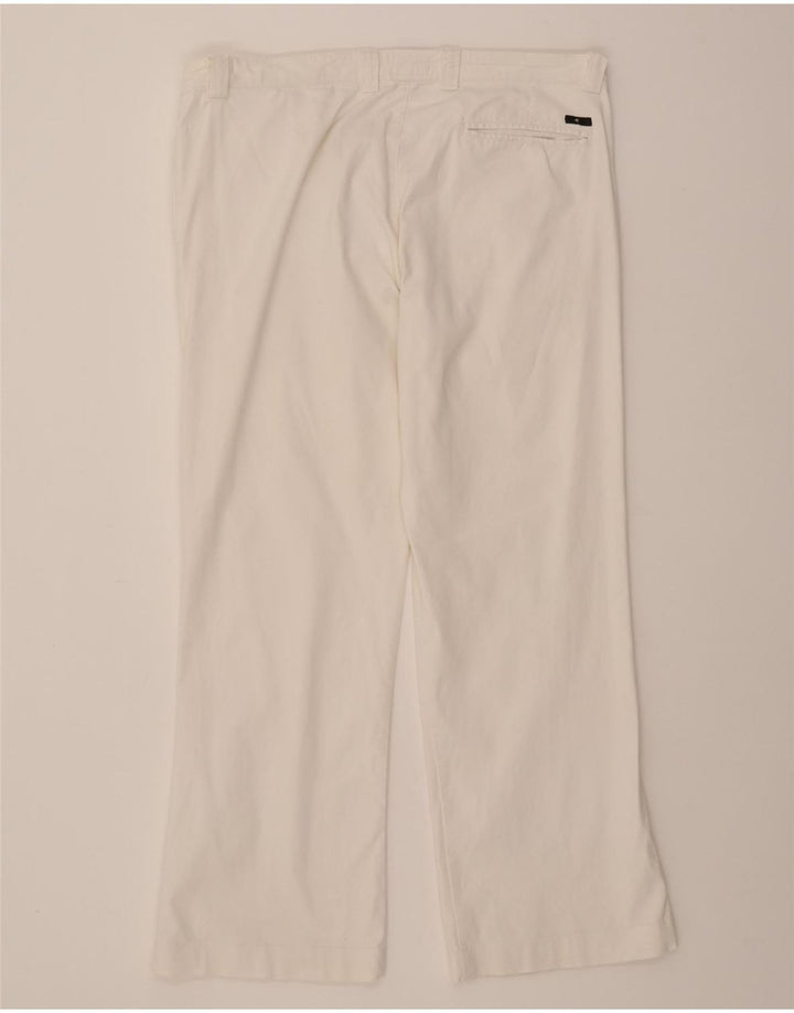 ENERGIE Mens Straight Chino Trousers W38 L30 Off White Cotton Vintage Energie and Second-Hand Energie from Messina Hembry 
