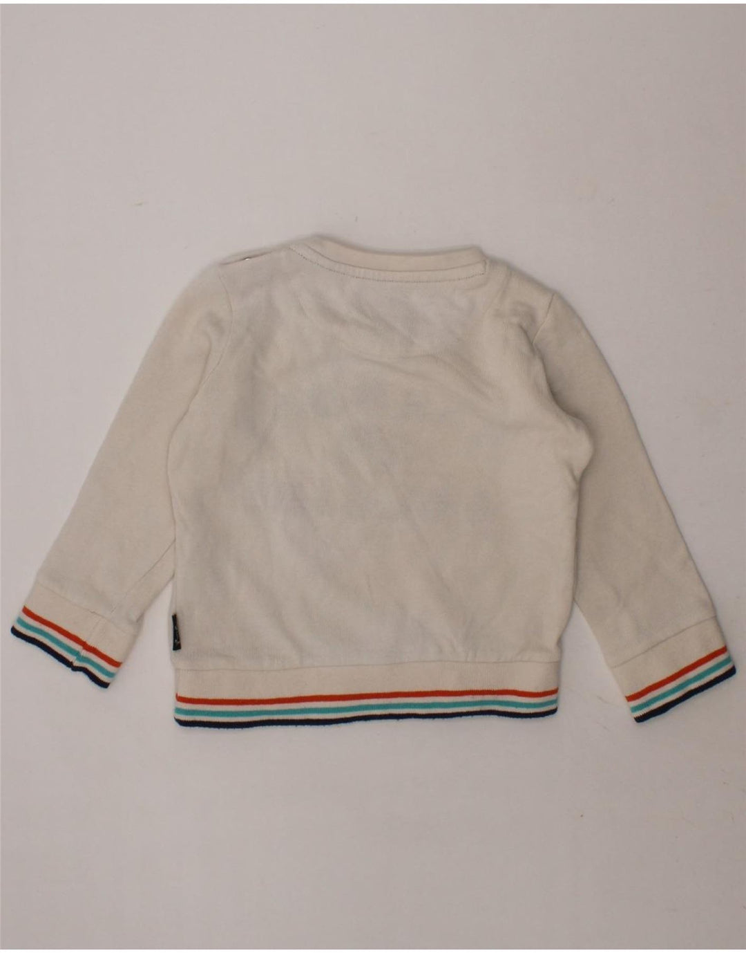 HARMONT & BLAINE Baby Boys Graphic Sweatshirt Jumper 18-24 Months White Vintage Harmont & Blaine and Second-Hand Harmont & Blaine from Messina Hembry 