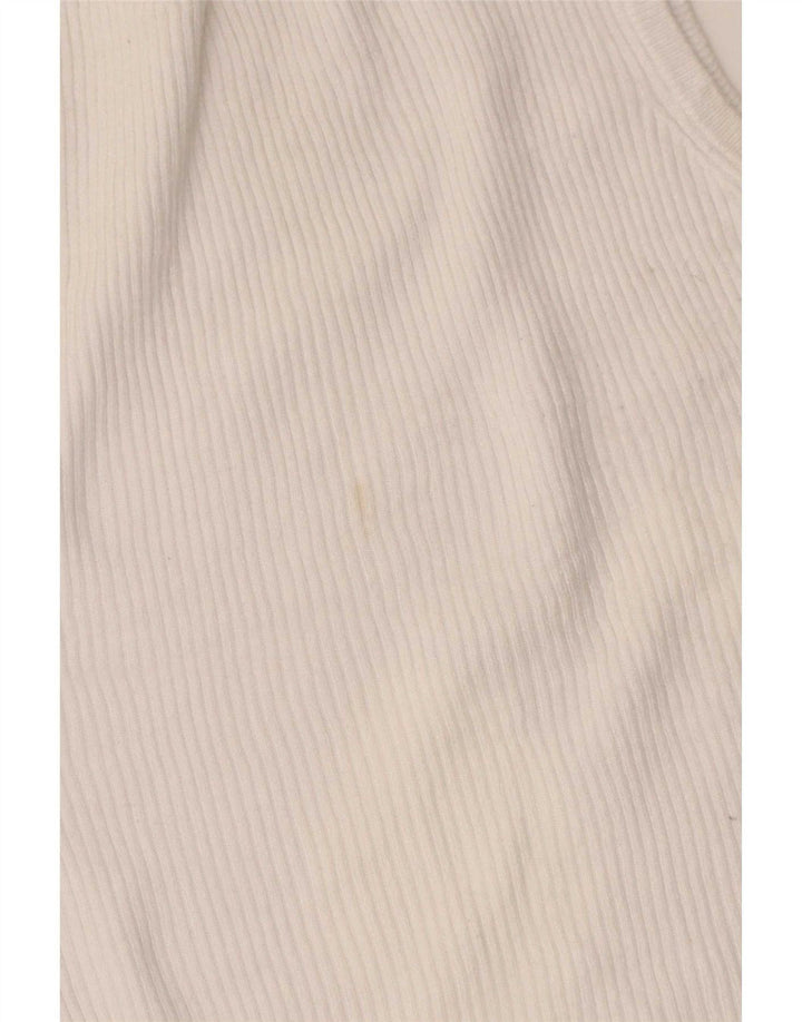 Colete feminino Marks & Spencer UK 14 médio branco