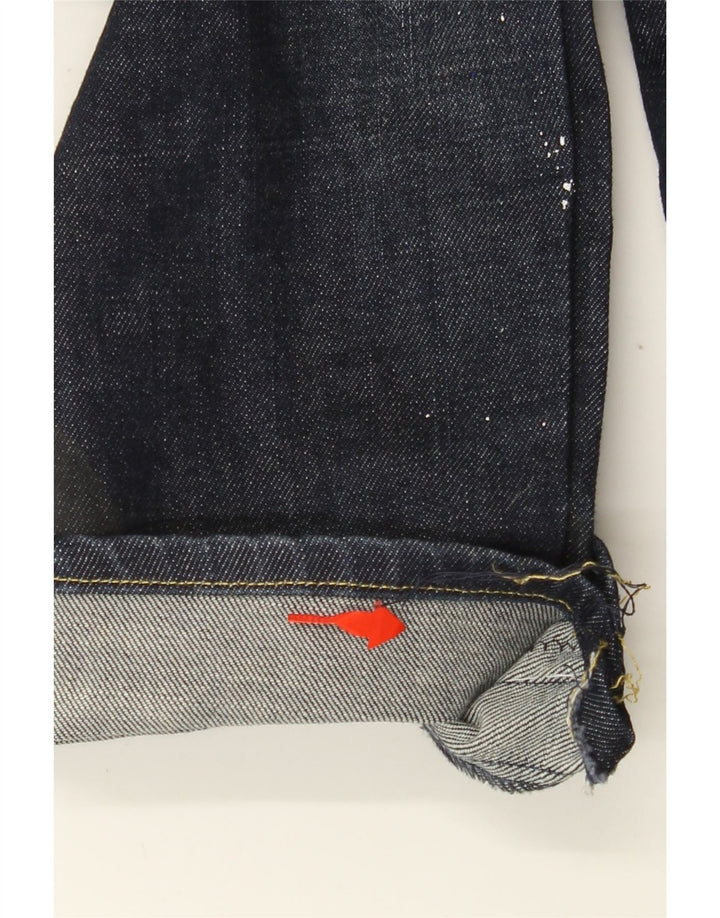 Iceberg Jeans Slim Feminino W31 L34 Azul Marinho Algodão