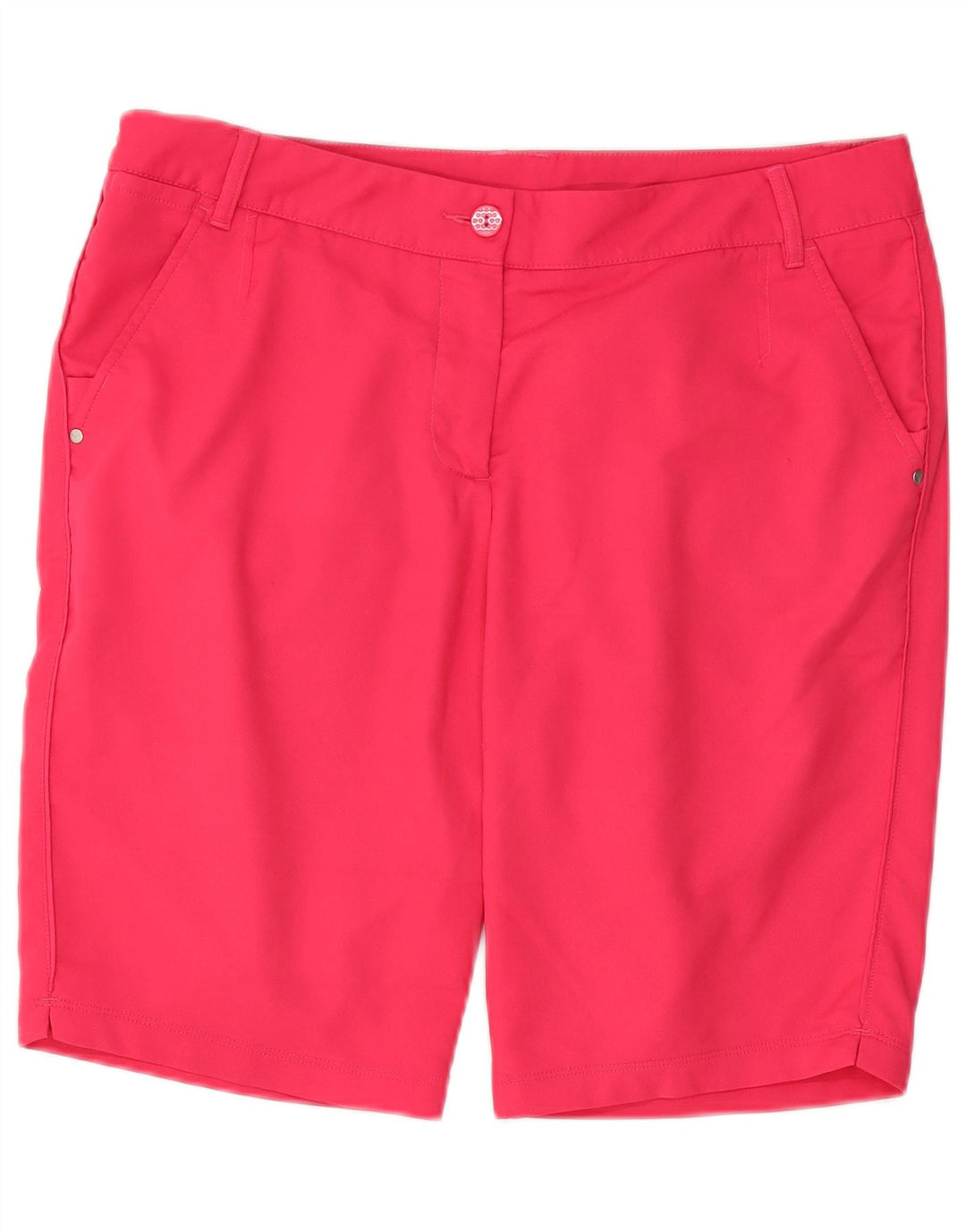 Shorts Chino Feminino Puma UK 14 Grande W34 Poliéster Rosa