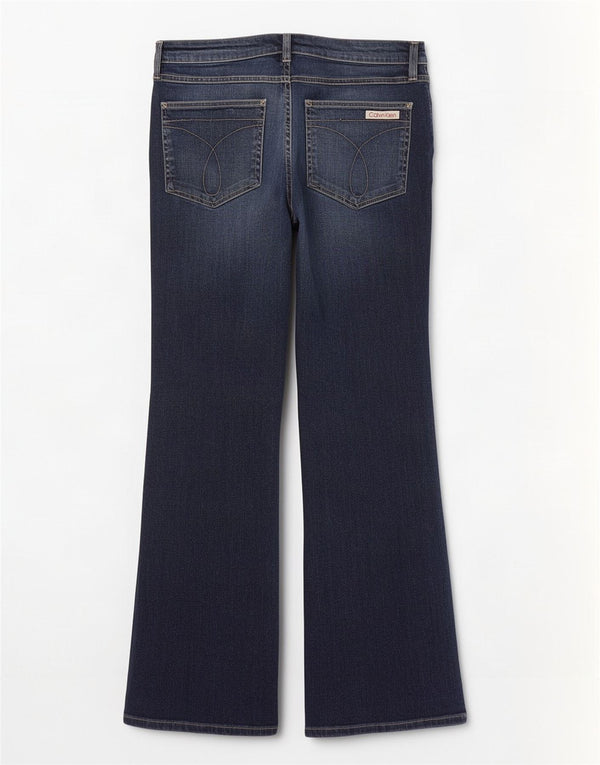 Betty Barclay Mens Bootcut Jeans W31 L30 Azul Marinho Algodão