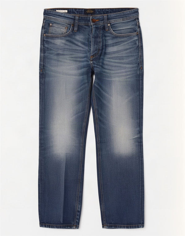 Jack & Jones Masculino Mike Comfort Fit Jeans Slim W32 L30 Azul