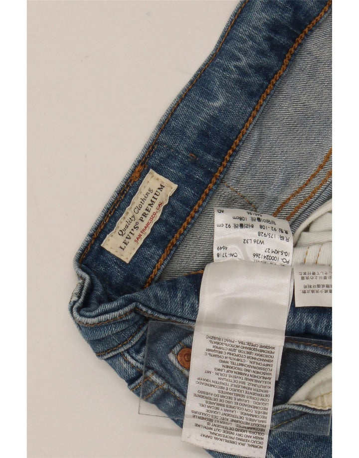 Calça Jeans Levis 511 Slim Masculina W36 L32 Azul Algodão