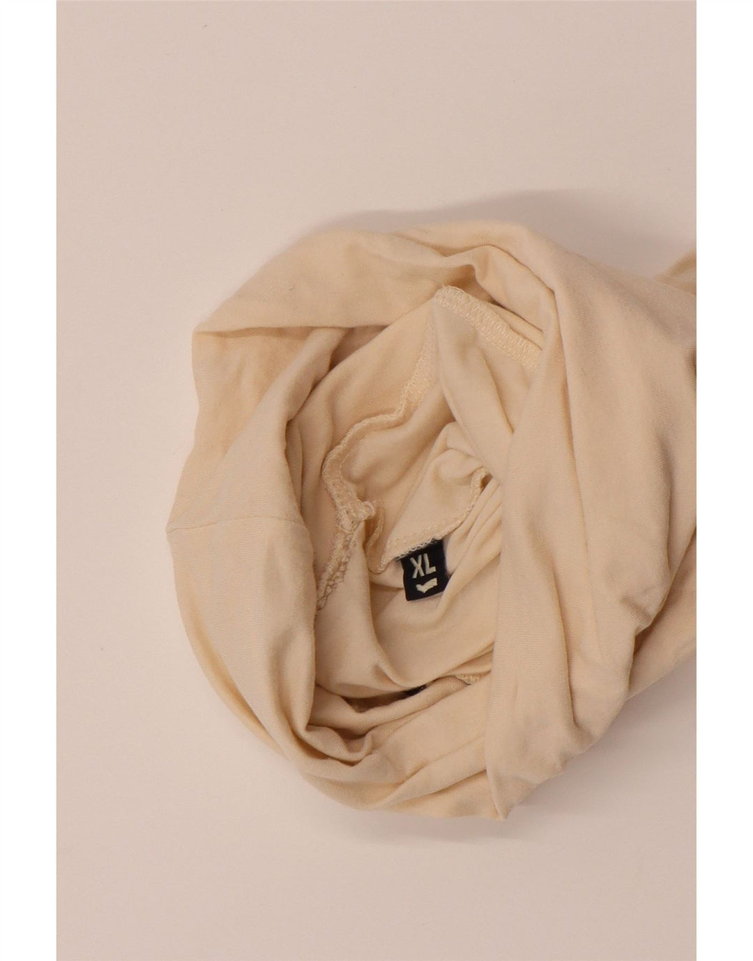Top feminino GAS manga comprida UK 18 XL algodão branco