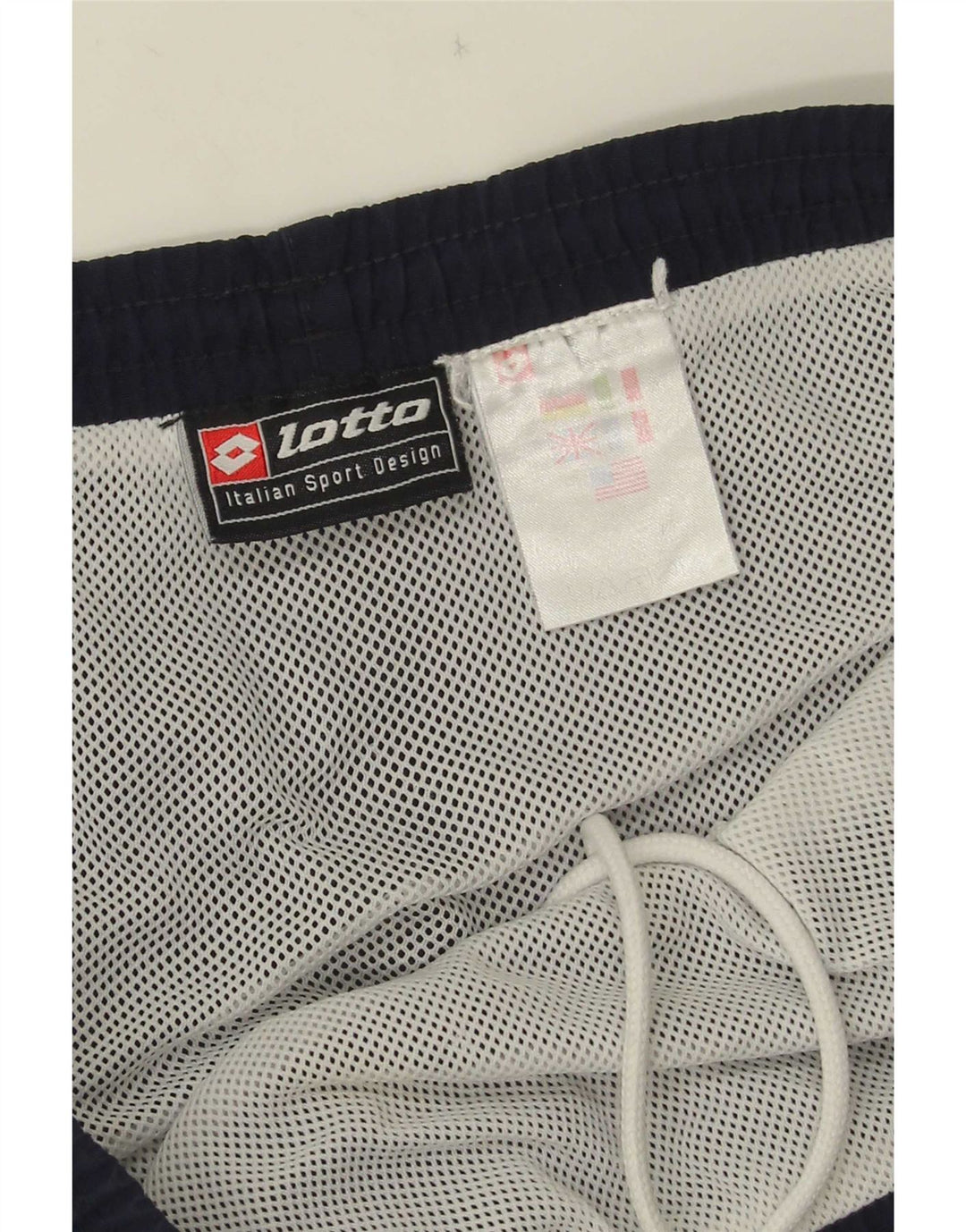 Shorts de natação masculino Lotto Graphic grande azul marinho