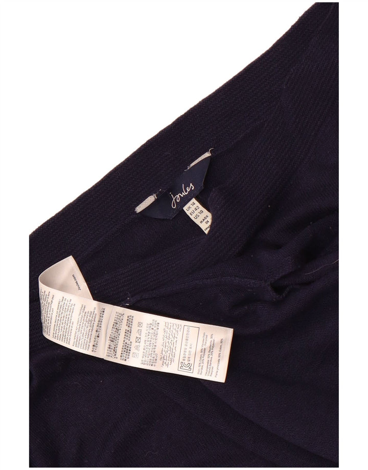 Joules moletom feminino oversized jumper Reino Unido 14 grande algodão azul marinho