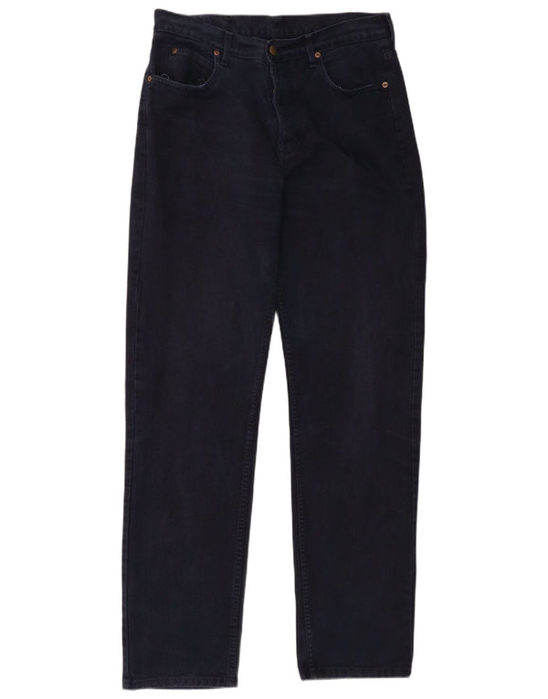 Lee Mens Chicago Straight Casual Calça W33 L34 Azul Marinho Algodão