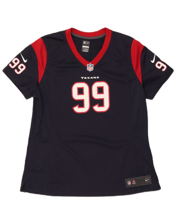Camiseta Nike masculina Houston Texans Graphic Top XL azul marinho poliéster