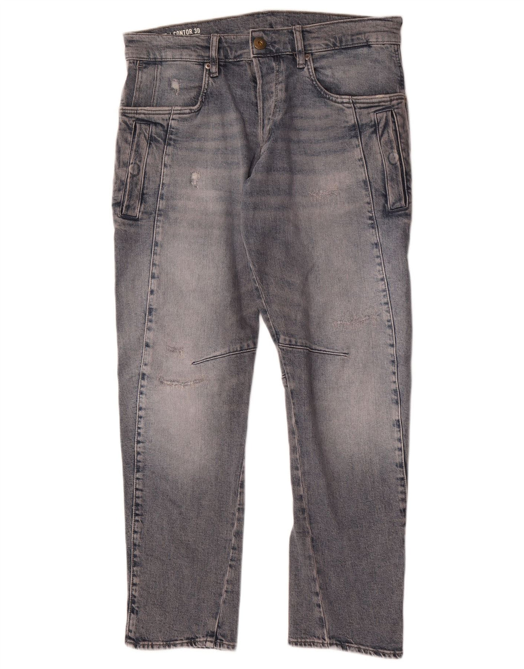 Jeans retos masculinos G-Star W31 L30 algodão azul