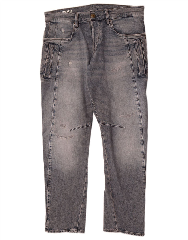 Jeans retos masculinos G-Star W31 L30 algodão azul