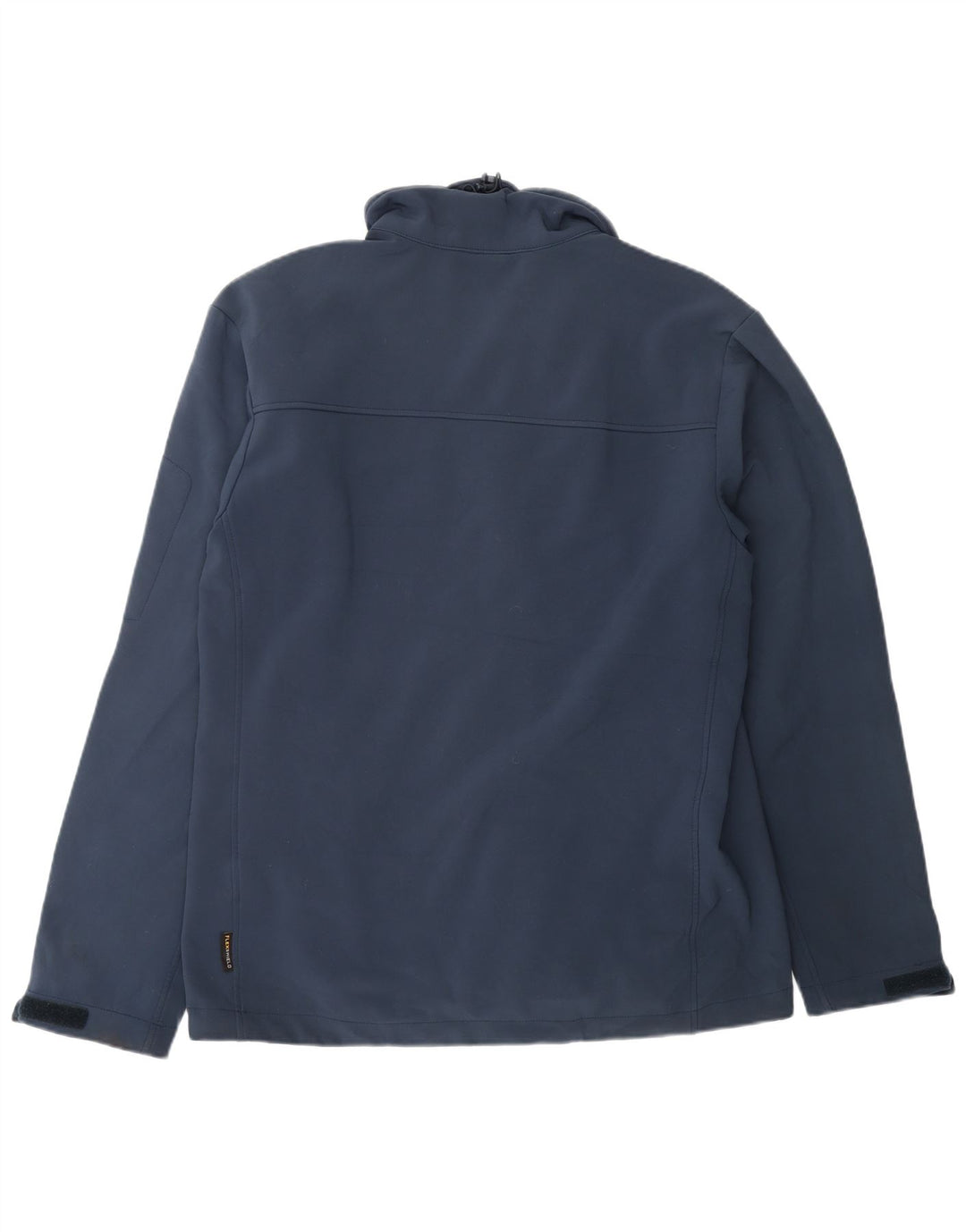 Jaqueta corta-vento masculina Jack Wolfskin Reino Unido 40 grande poliéster azul marinho