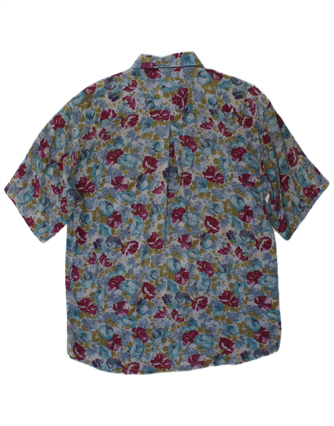 Camisa Mac Fashion Masculina Manga Curta Pequena Floral Multicolorida