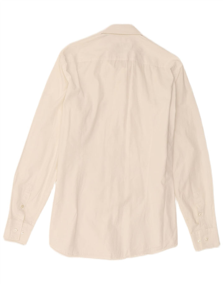 Camisa Slim Fit Masculina Hugo Boss Tamanho 39 15 1/2 Médio Branco