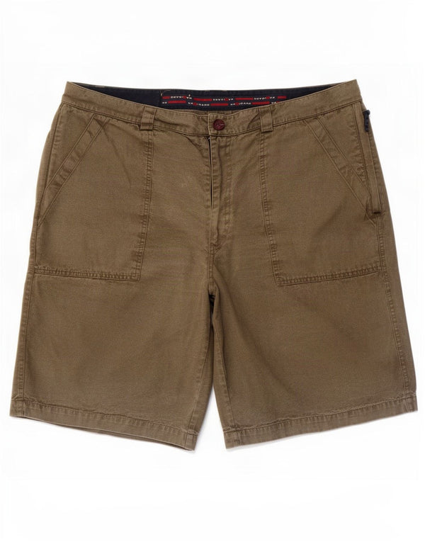 Navigare Mens Chino Shorts IT 56 3XL W38 Algodão Cáqui