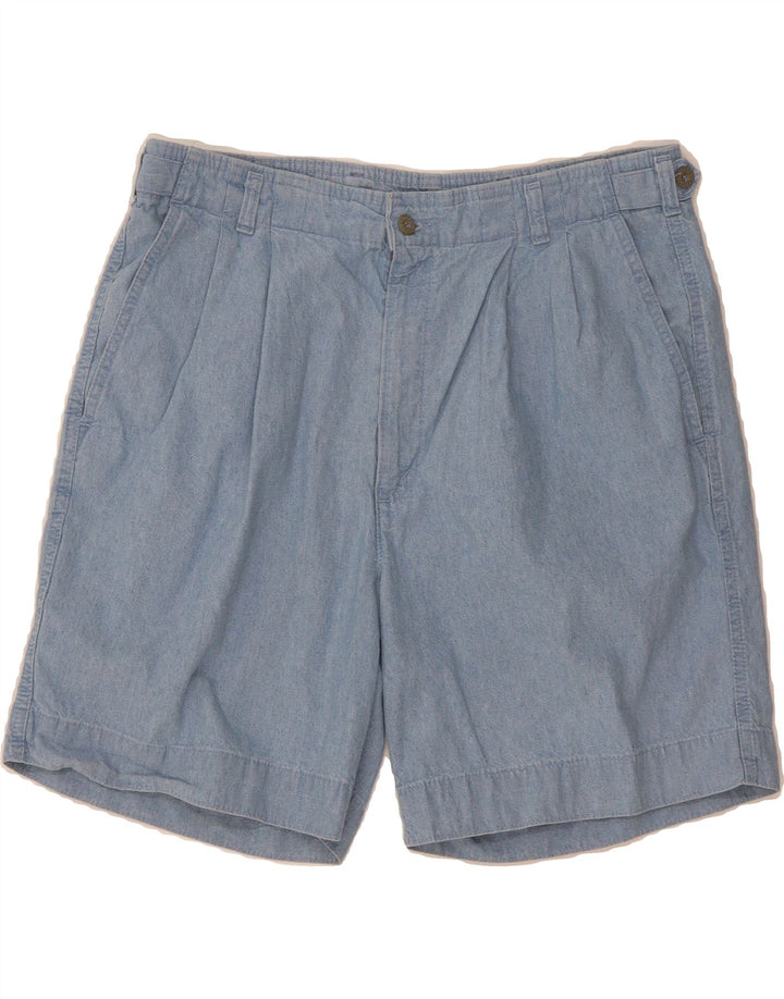 DOCKERS Womens Pegged Chino Shorts W34 Large Blue Cotton Vintage Dockers and Second-Hand Dockers from Messina Hembry 
