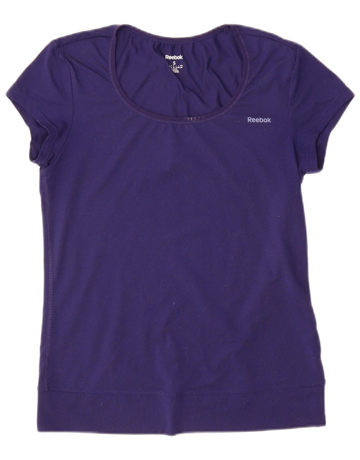 Camiseta Reebok Mulher Top UK 8/10 Pequena Roxa