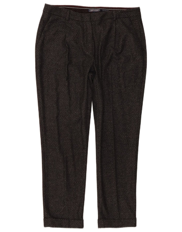 Tommy Hilfiger Calça Chino Feminina Slim US 8 Médio W30 L26 Preto Salpicado