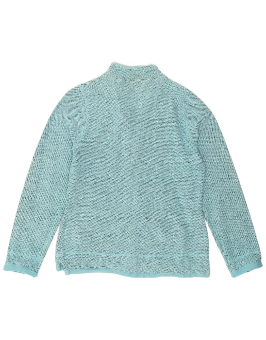 Casaco de treino feminino Weird Fish UK 14 grande algodão azul