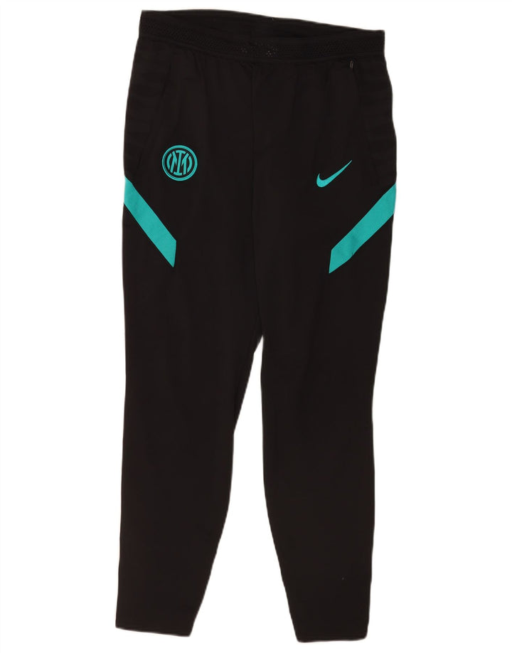 Calça Nike Masculina Inter Milan Treino Médio Preto Colorblock Poliéster