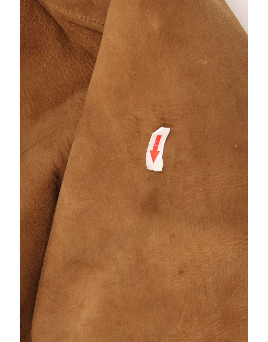 Jaqueta masculina vintage Shearling UK 38 marrom médio