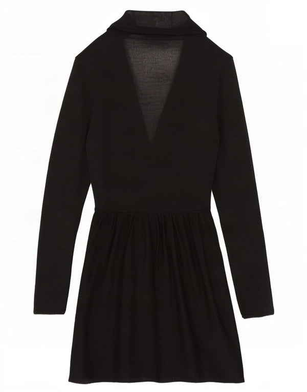 Suéter cardigã transparente feminino Marks & Spencer Reino Unido 14 médio preto