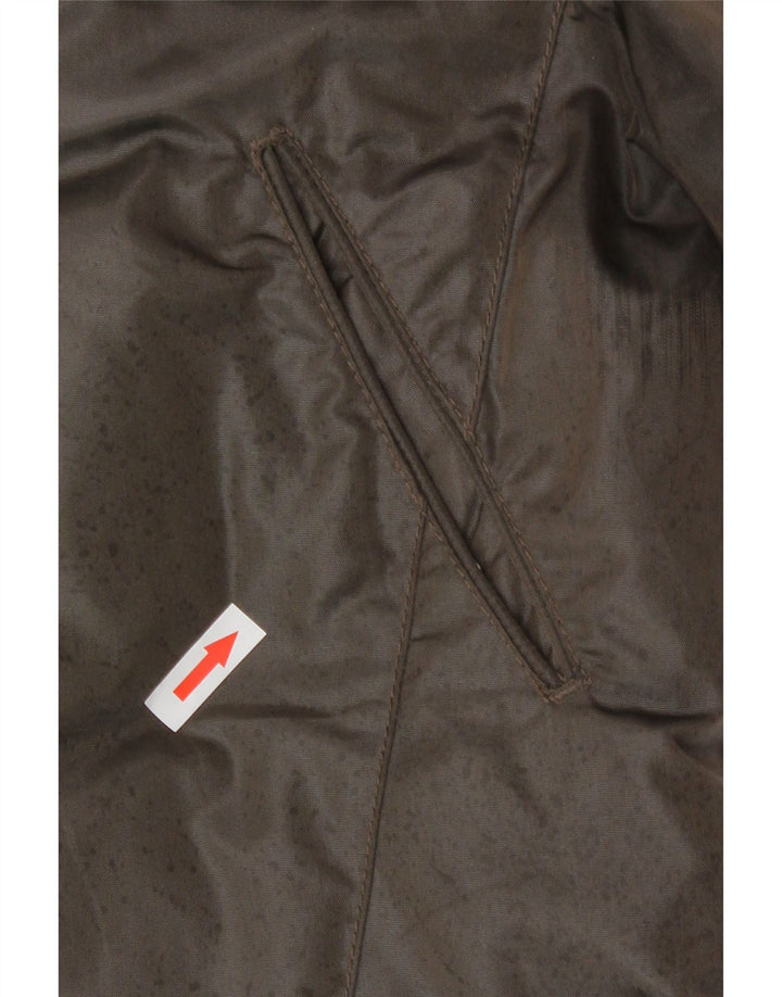 Casaco feminino acolchoado com capuz PEUTEREY UK 12 poliamida marrom médio