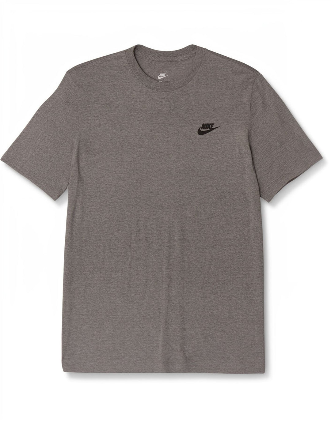 Camiseta masculina Nike Top cinza médio manchado de algodão