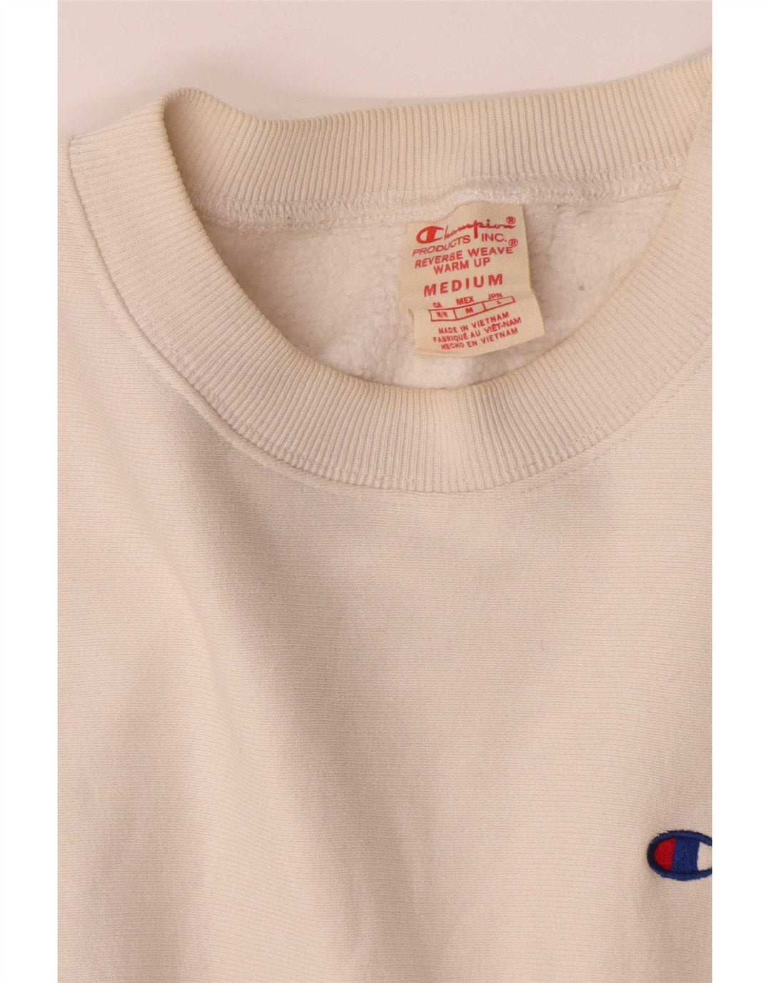 Champion moletom masculino jumper médio branco