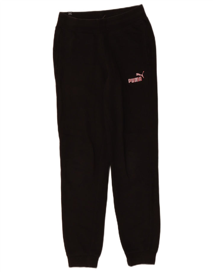 Calça de treino feminina PUMA joggers 11-12 anos algodão preto