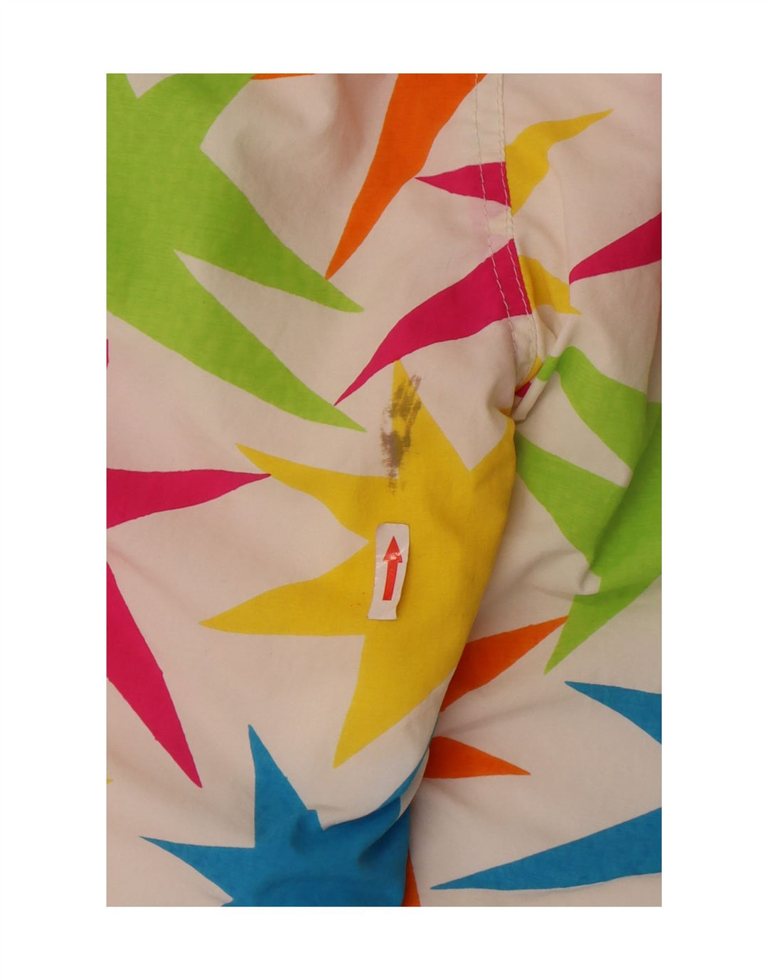 Macacão de esqui feminino Enrico Coveri com padrão abstrato Reino Unido 8 pequeno multicolorido