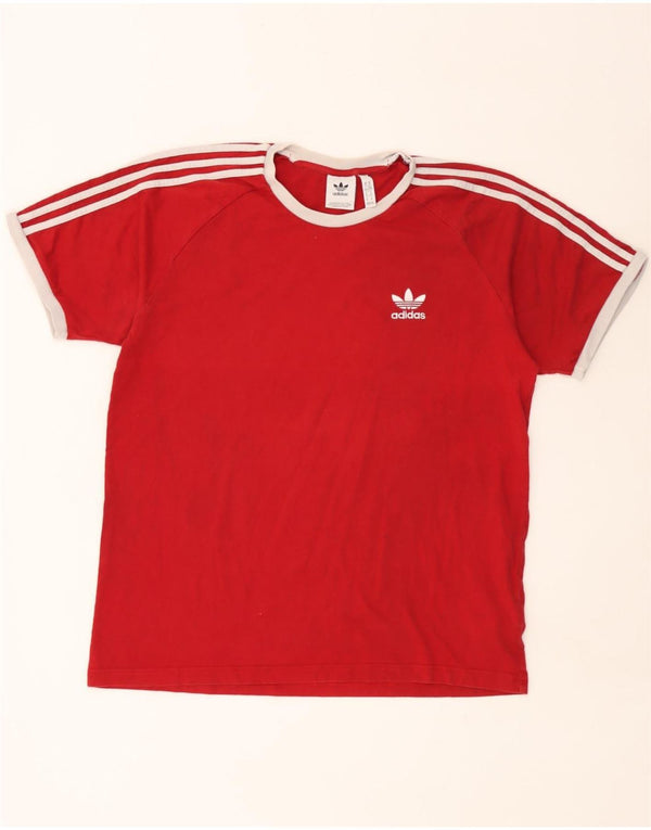 Camiseta masculina Adidas Top XL algodão vermelho