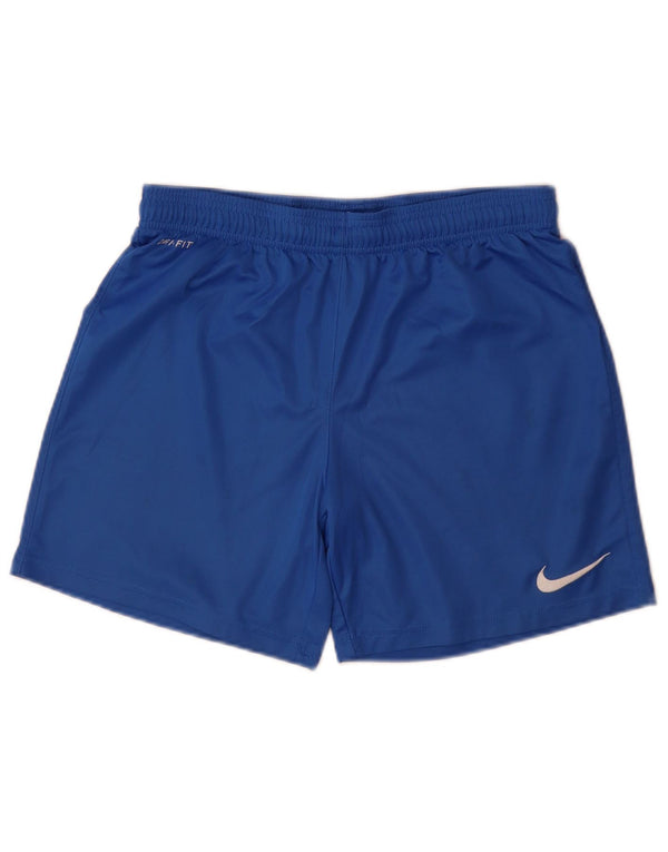 Nike Mens Dri Fit Sport Shorts Pequeno Azul Poliéster