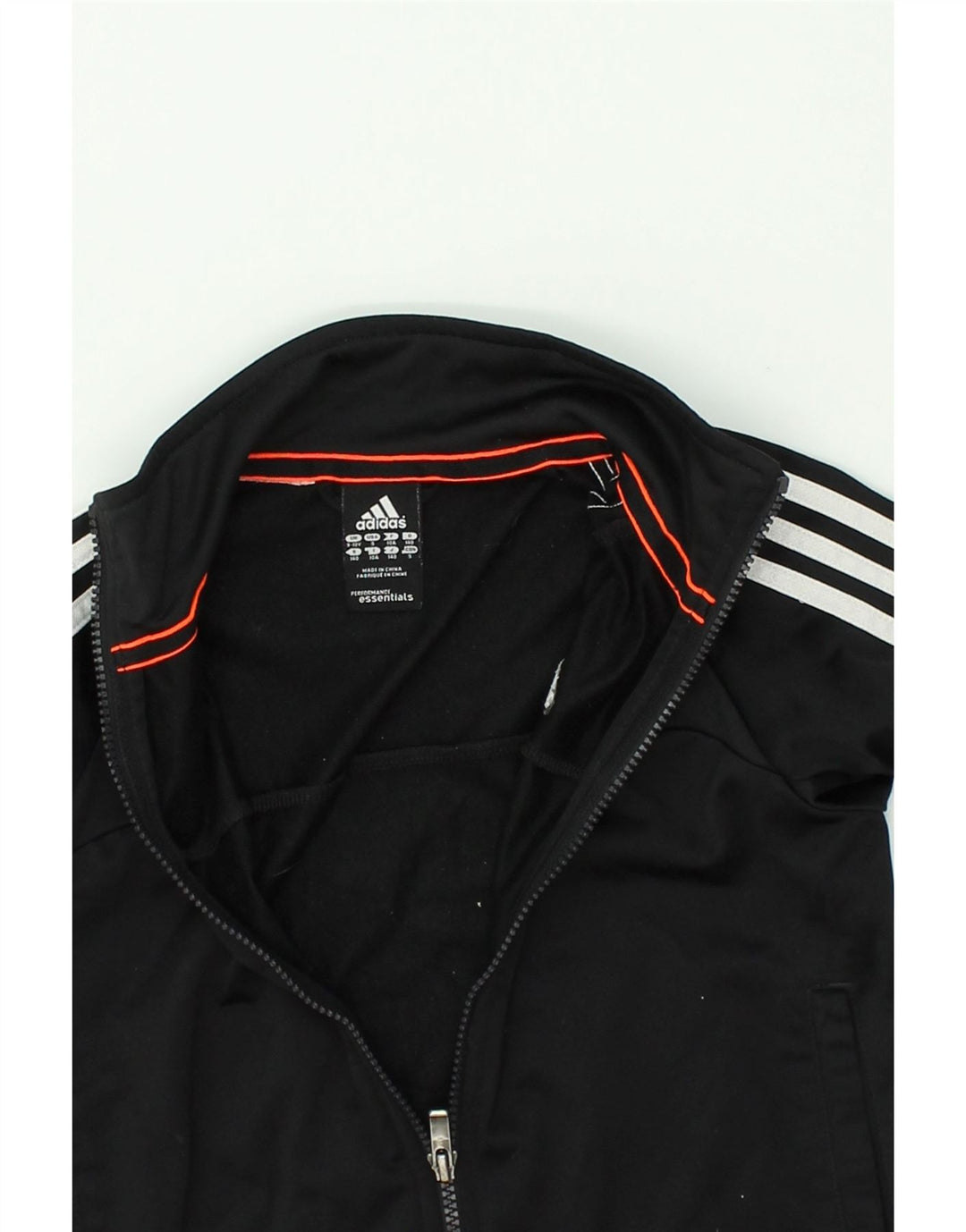ADIDAS Boys Climalite Tracksuit Top Jacket 9-10 Years Black | Vintage Adidas | Thrift | Second-Hand Adidas | Used Clothing | Messina Hembry 