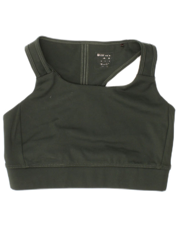 Mountain Warehouse Womens Sport Bra Top Medium Khaki Polyester Sports