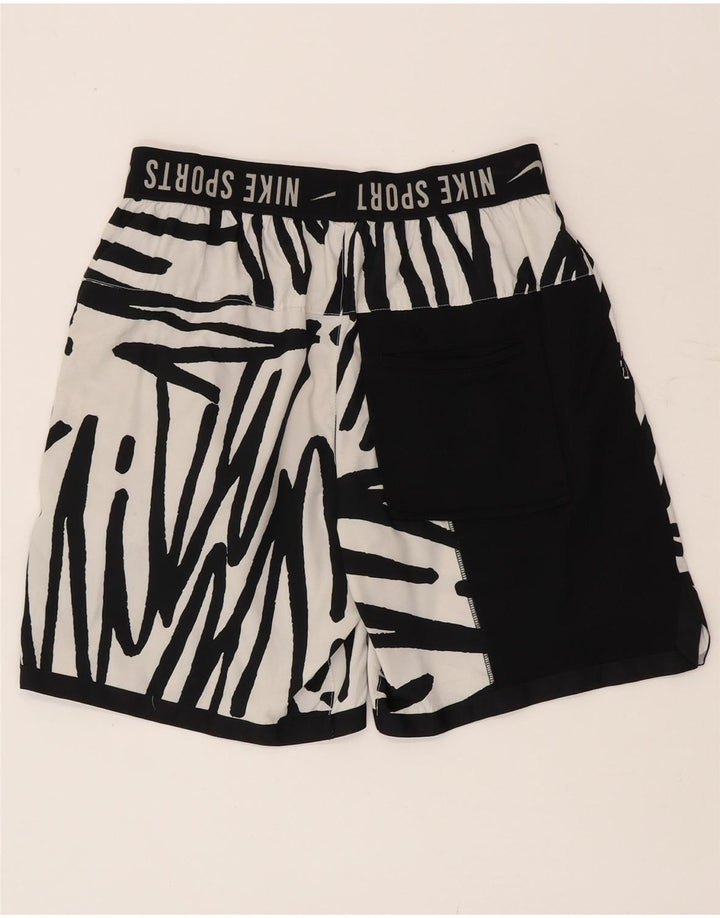 Shorts de natação Nike masculino gráfico pequeno poliéster branco