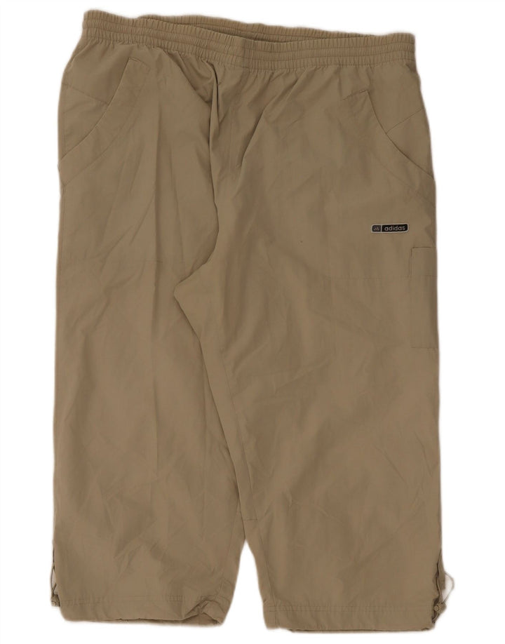 Calça Adidas Mens Capri Treino XL Bege Poliéster