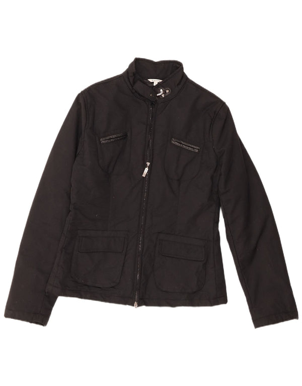 Extyn Womens Utility Jacket UK 12 Medium Black Nylon