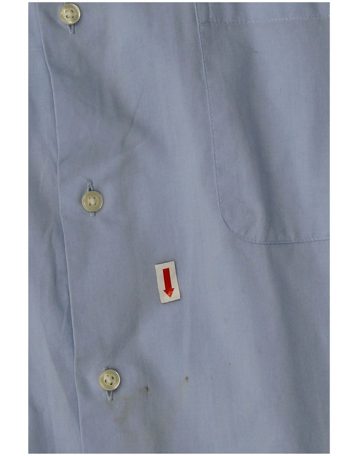 Camisa masculina Dockers tamanho 15 1/2 algodão azul médio