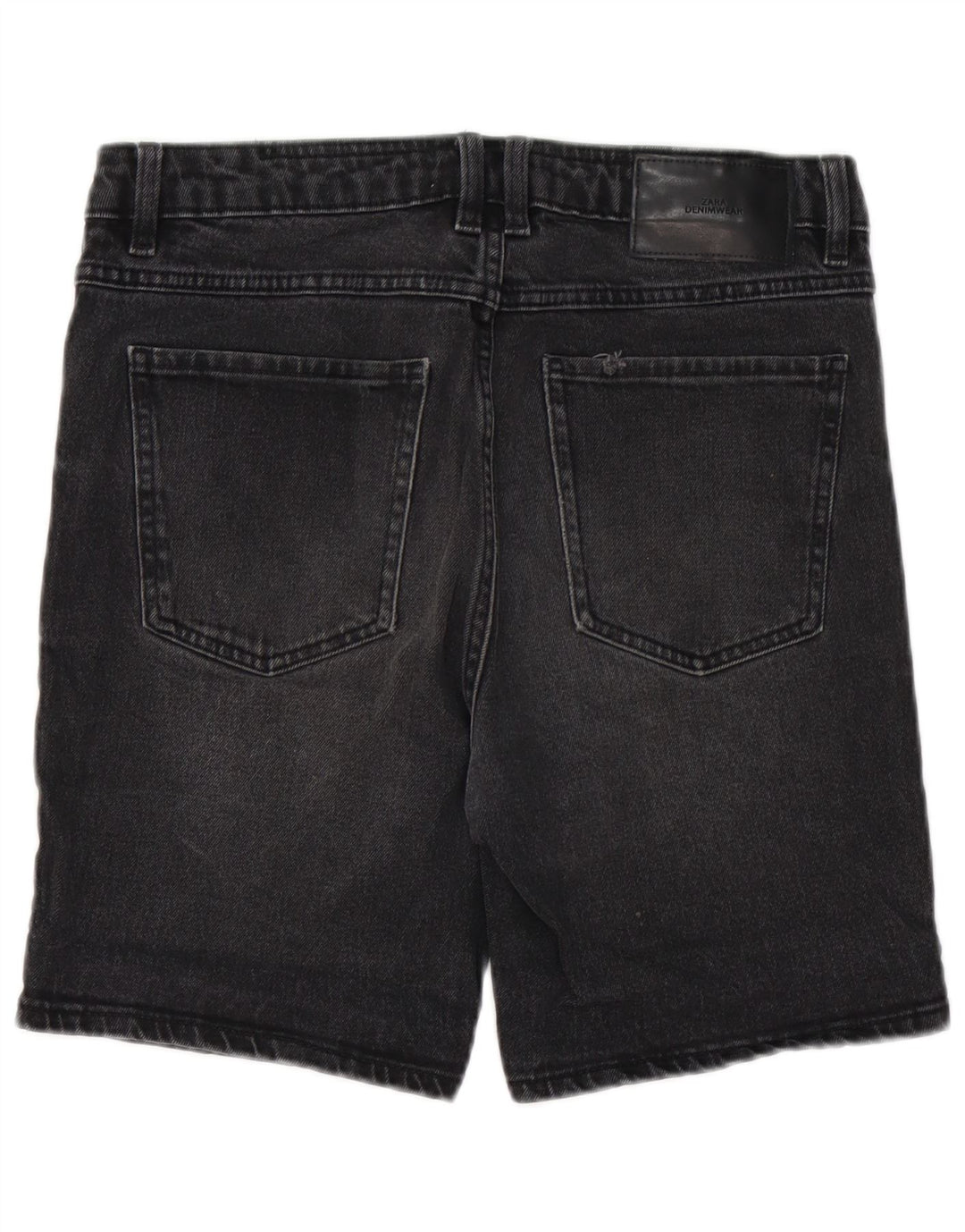 Shorts jeans masculino Zara EU 38 pequeno W30 preto