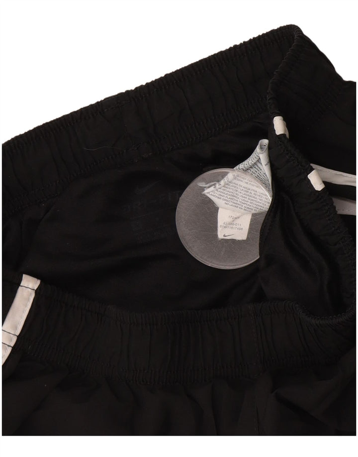 Shorts esportivos femininos NIKE UK 8 pequenos poliéster preto