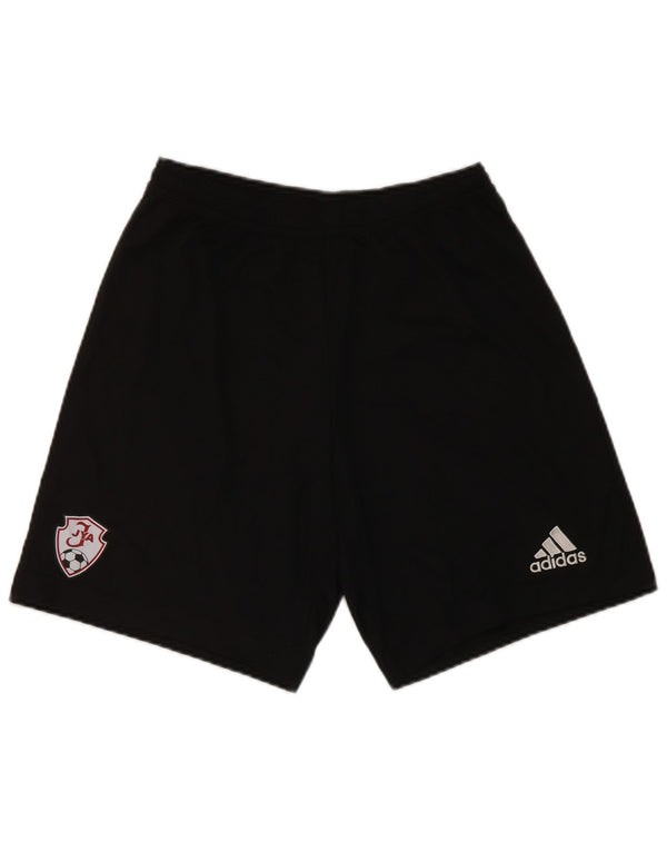 Adidas Mens Aeroready Graphic Sport Shorts Pequeno Poliéster Preto