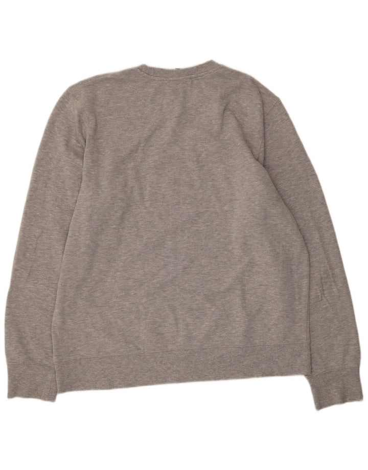 Moletom masculino New Balance Jumper XL cinza manchado