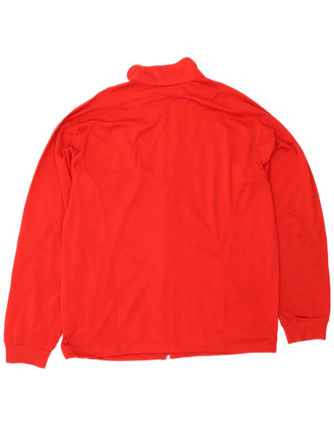 ADIDAS Mens Climalite Tracksuit Top Jacket Grande Poliéster Vermelho