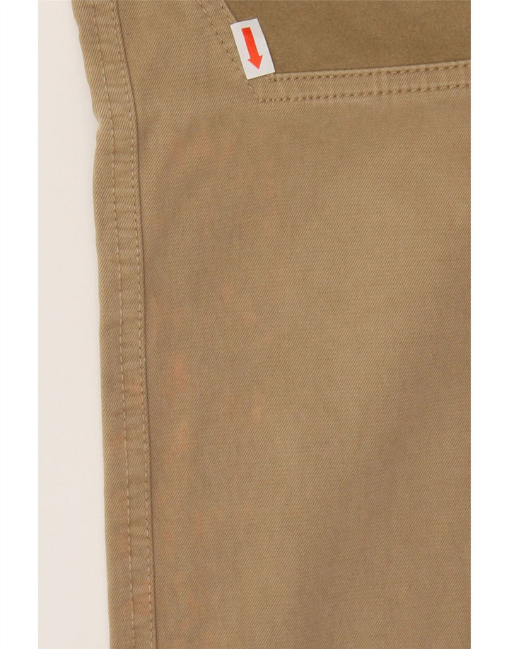 JECKERSON Mens Straight Casual Trousers W34 L30 Brown Cotton Vintage Jeckerson and Second-Hand Jeckerson from Messina Hembry 