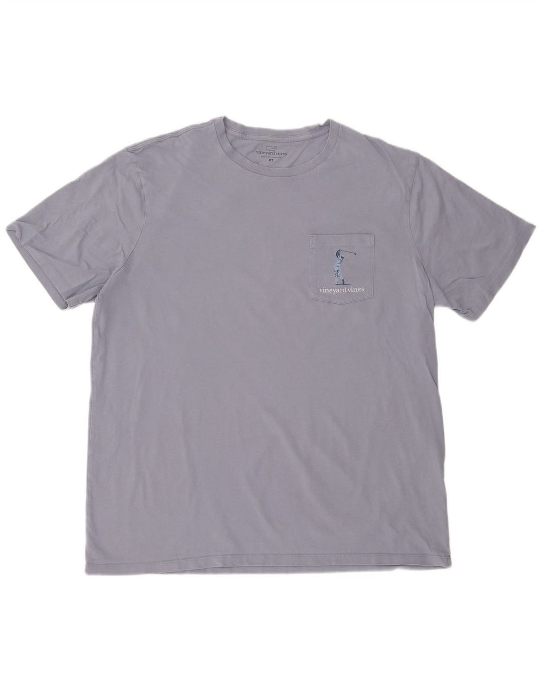 Camiseta gráfica masculina Vineyard Vines Top XL algodão roxo